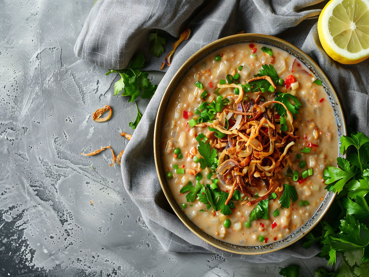 Hearty Beef Haleem with tender beef and lentils – home food delivery Karachi