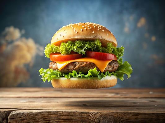 A delicious chicken burger perfect for a casual meal.
