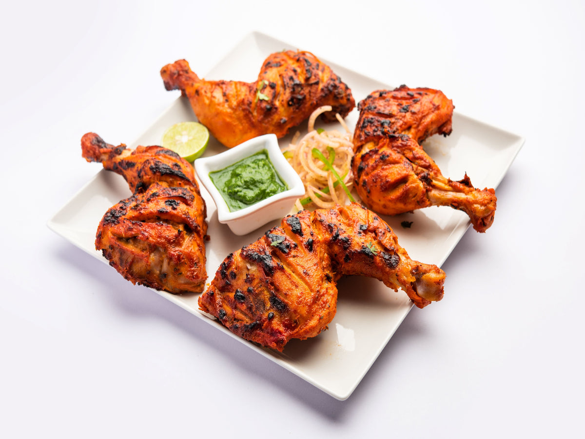 Tender Chicken Tikka with smoky charred flavor – delivered fresh to your door in Karachi