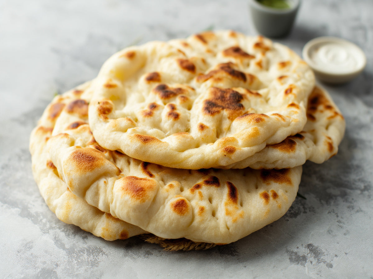Soft and fluffy Tandoori Naan – perfect for pairing with kebabs – home delivery Karachi