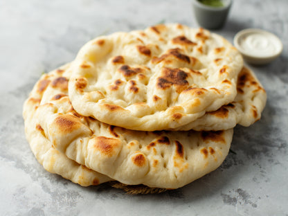 Soft and fluffy Tandoori Naan – perfect for pairing with kebabs – home delivery Karachi