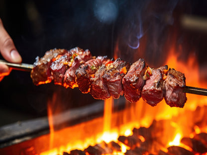 Delicious Beef Bihari Boti served with naan – home food delivery Karachi